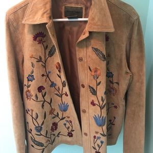 Brandon Thomas suede Jacket
